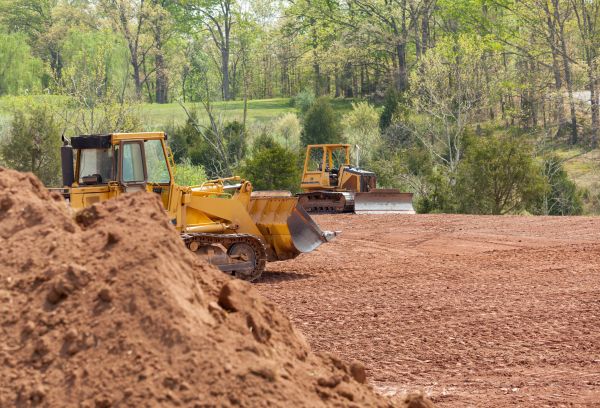 Bulldozer Land Clearing in Lafayette